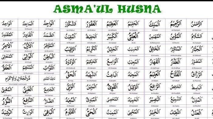 Khasiat Dan Keutaman Asmaul Husna